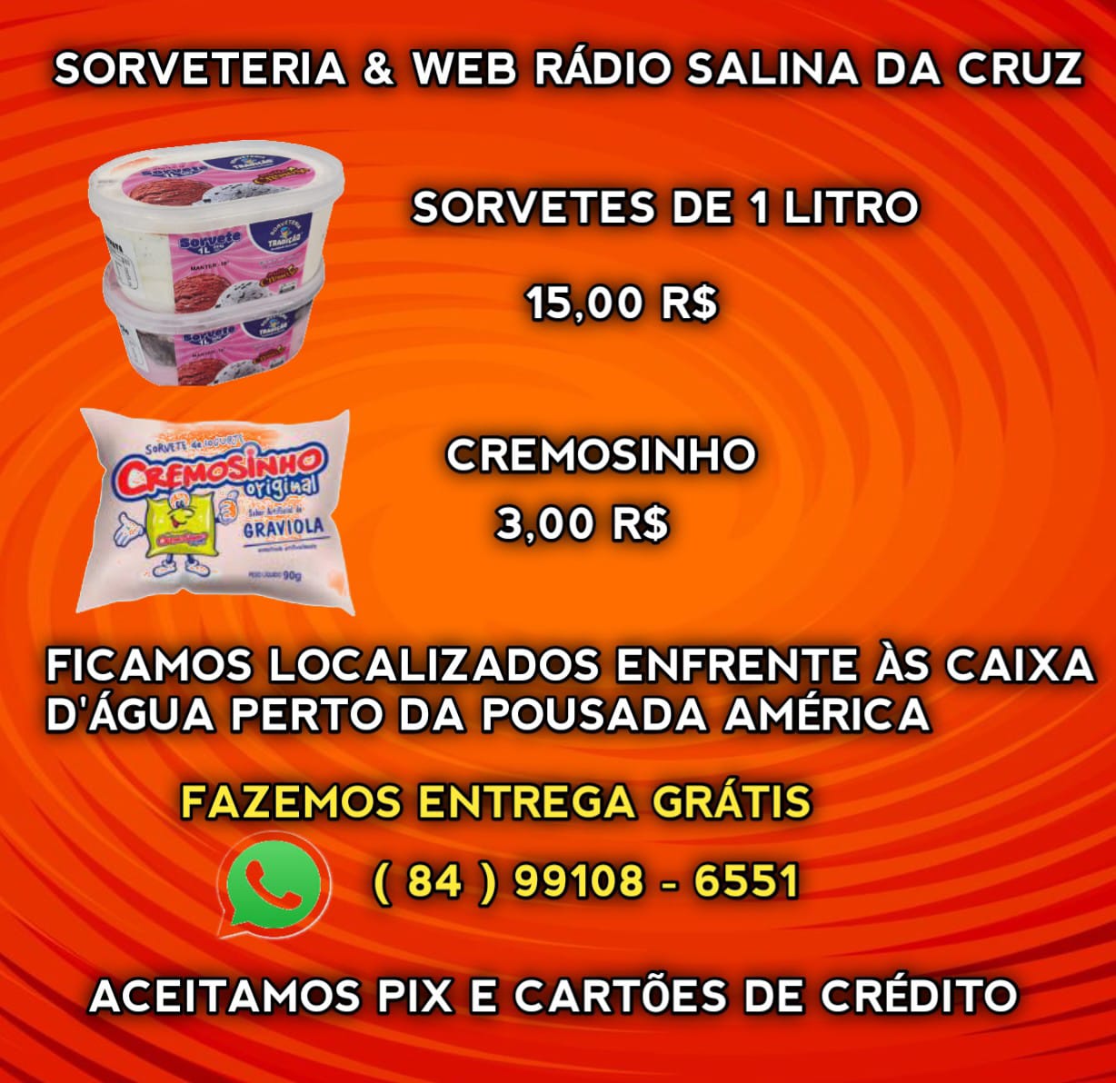 Atenção, galera! É hora de refrescar o seu dia! 🌞