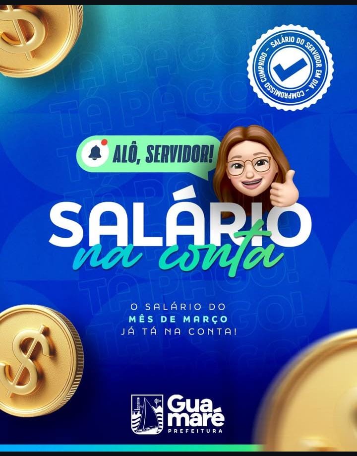 Prefeitura de Guamaré efetua pagamento dos servidores