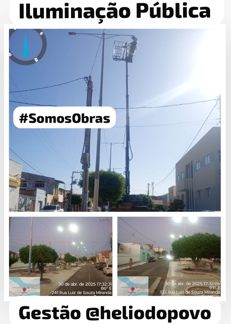 ​luminação Pública  Gestão @heliodopovo