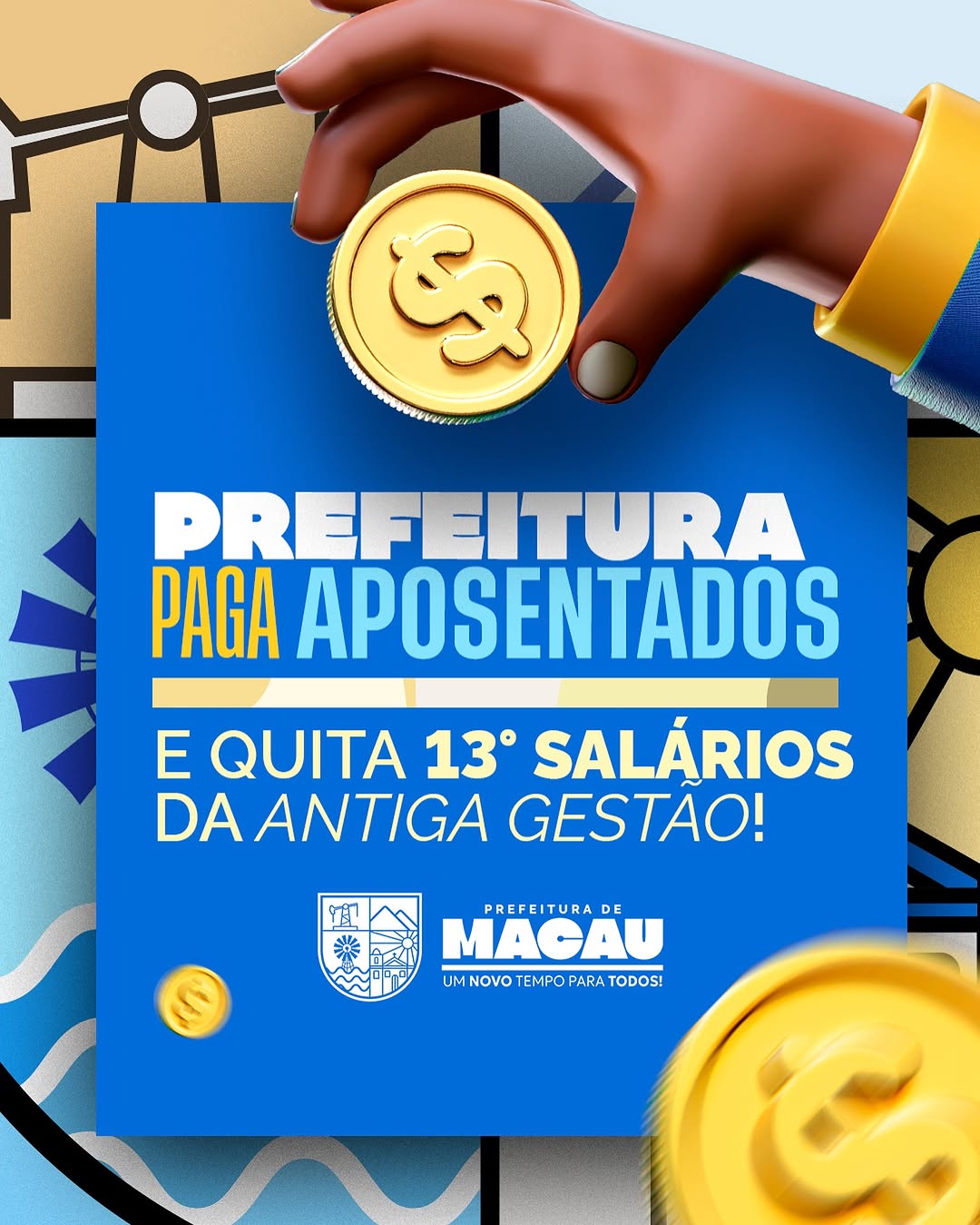 📢 EM MACAU, AGORA, SERVIDORES RECEBEM PAGAMENTOS ANTECIPADO