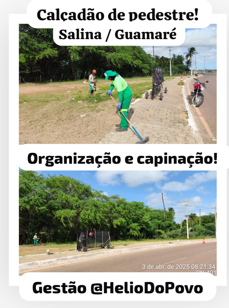 Cidade limpa e organizada, compromisso da gestão de @heliodopovo!