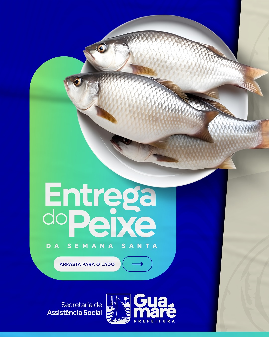 A Semana Santa está chegando, e com ela, mais uma edição da nossa tradicional Entrega do Peixe, um gesto de fé, solidariedade e cuidado com quem mais precisa