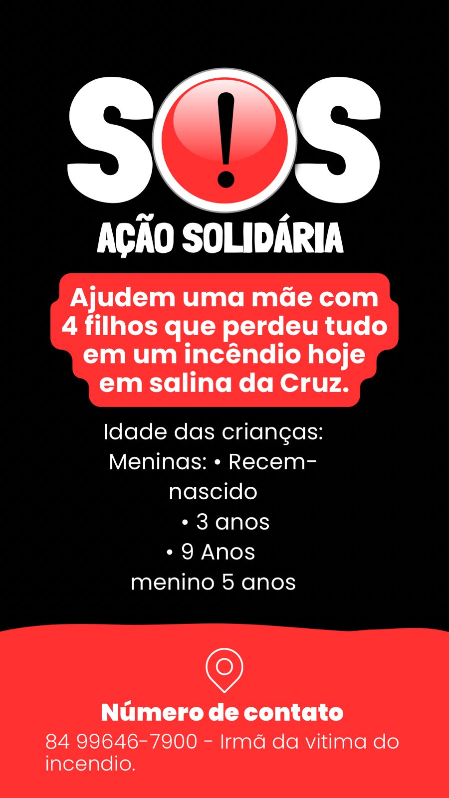 Madrugada desta sexta-feira um incêndio Em Salina Da Cruz