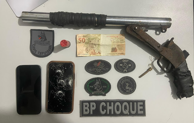 Macau: Suspeitos tentam fugir da policia, mas acuados se renderam ao receberem voz de prisão