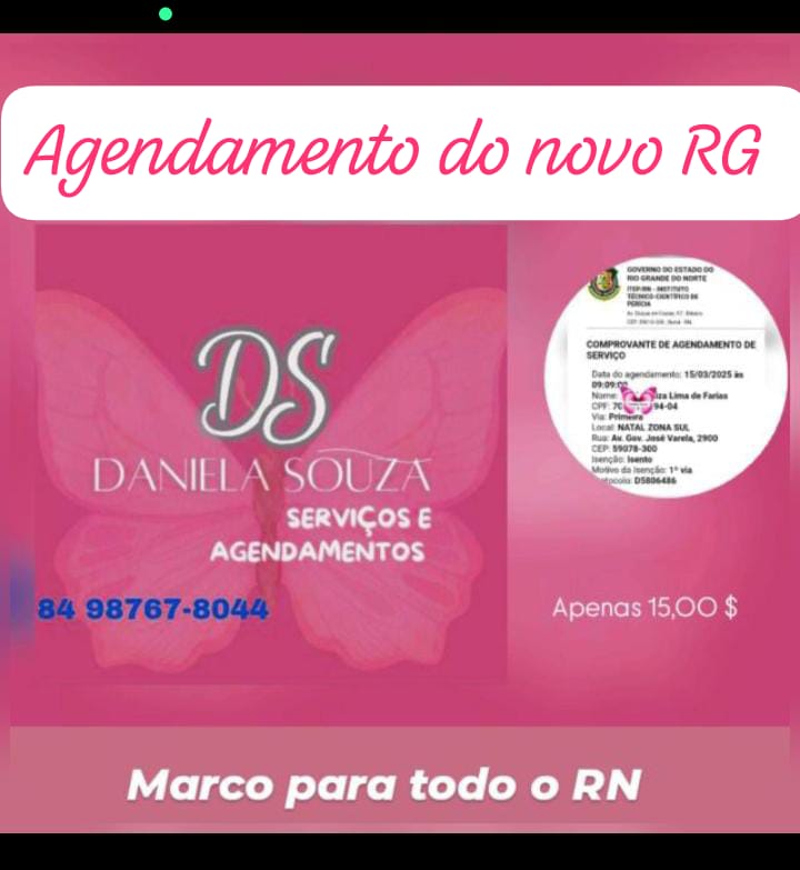Agendamentos & serviços  Daniela Souza.