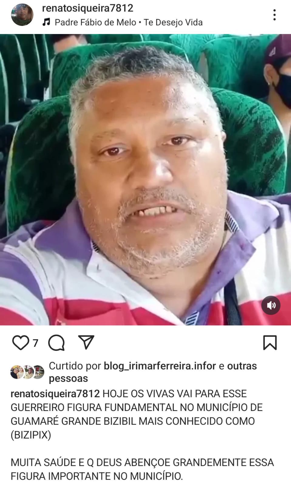 HJ OS VIVAS VAI PRA GRANDE AMIGOS DAS PESQUISA  DE GUAMARÉ BIZIBIL