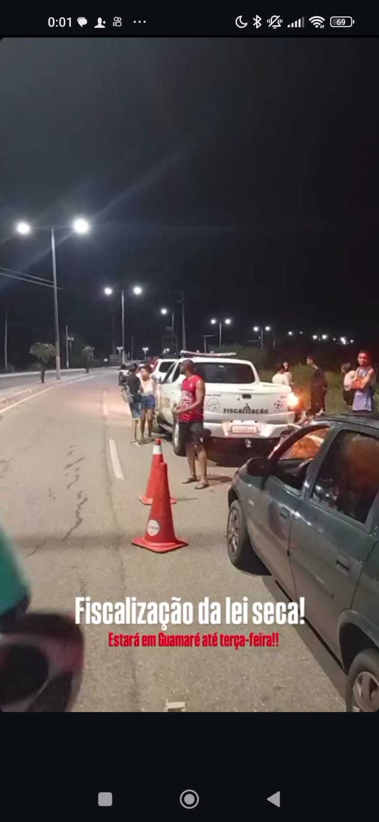 NESTE MOMENTO Lei seca Parando Em Guamaré RN