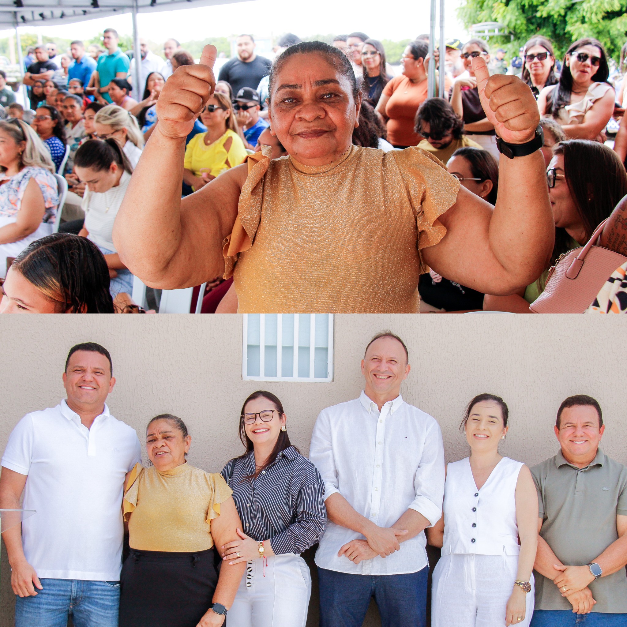 Rosário, uma fiel militante ao lado do prefeito Hélio em Guamaré